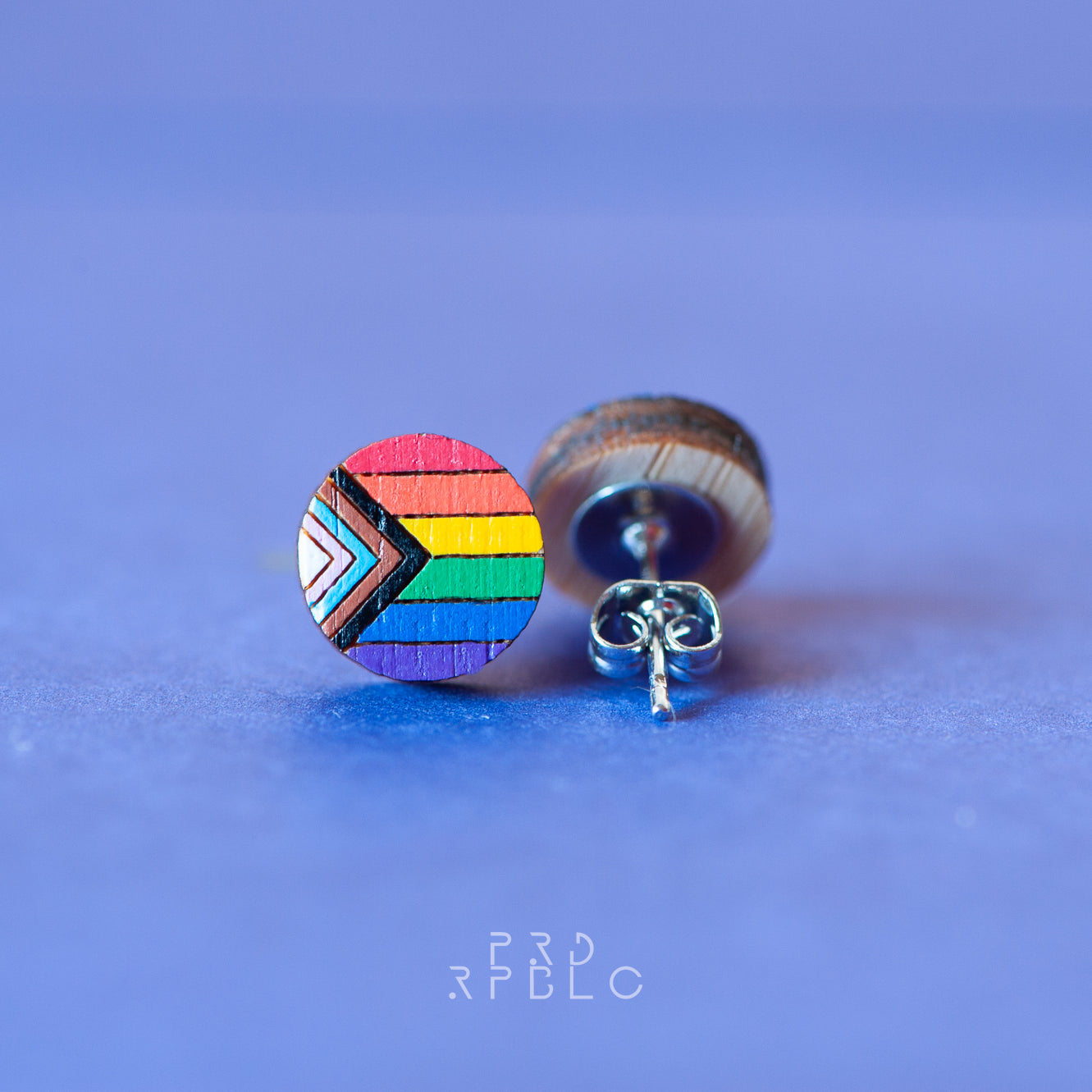 Progress Pride Flag Studs