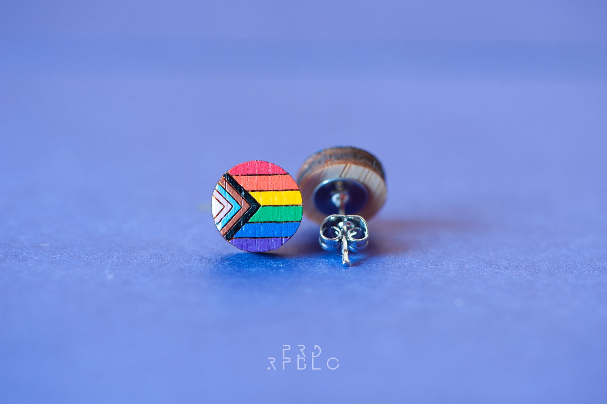 Progress Pride Flag Studs