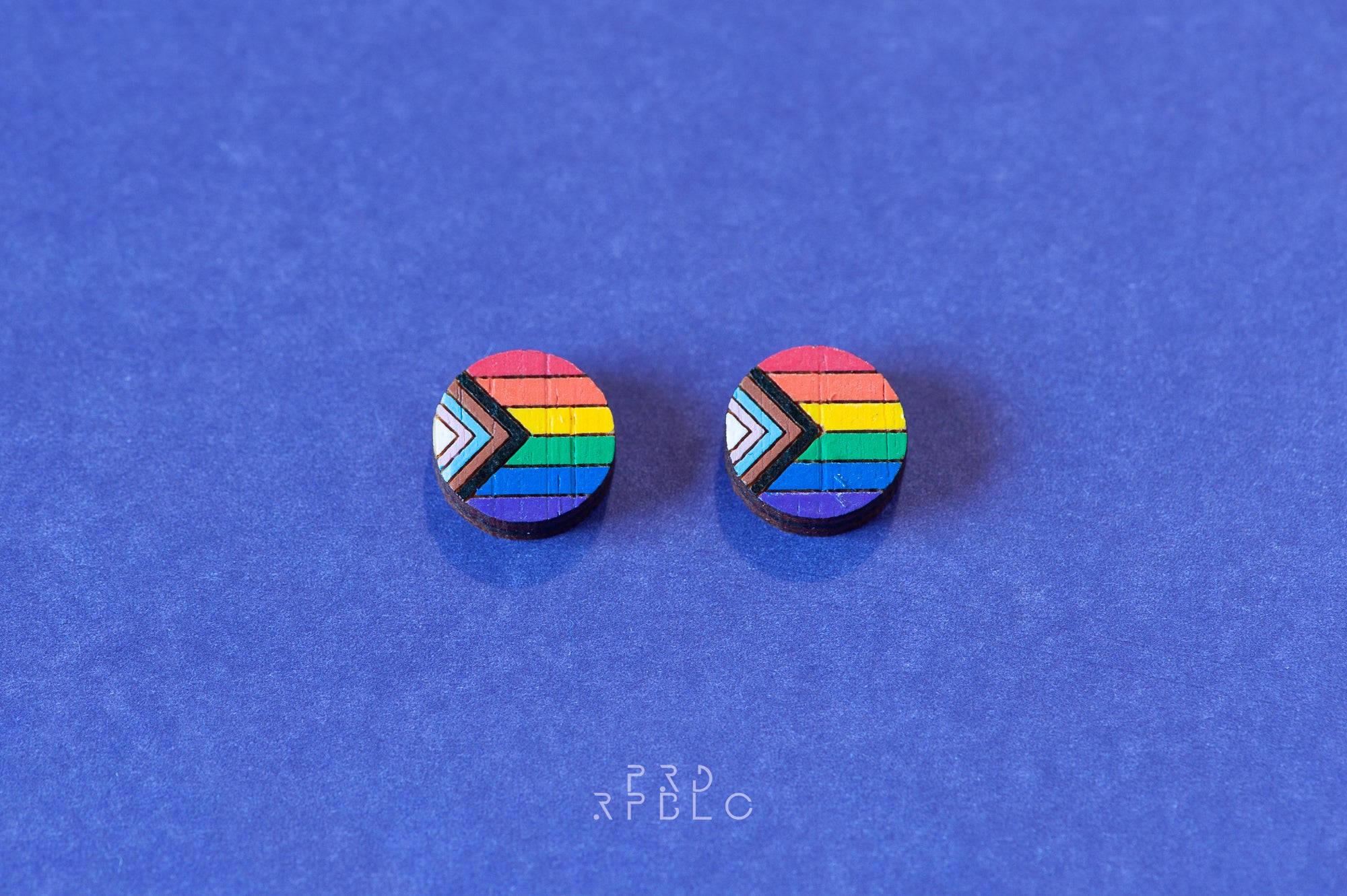 Progress Pride Flag Studs