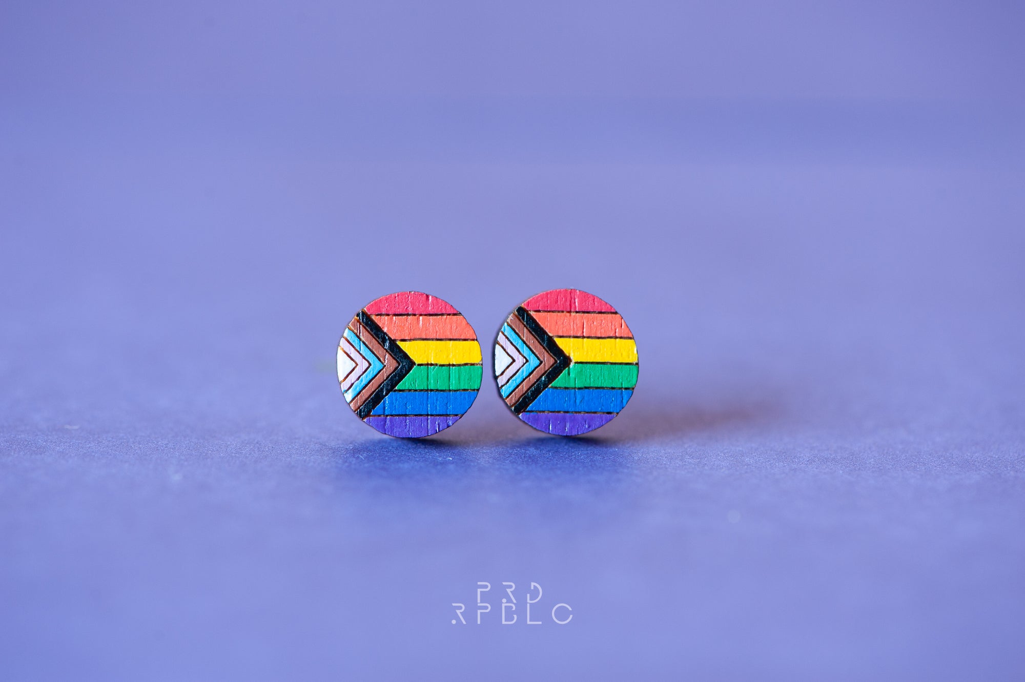 Progress Pride Flag Studs