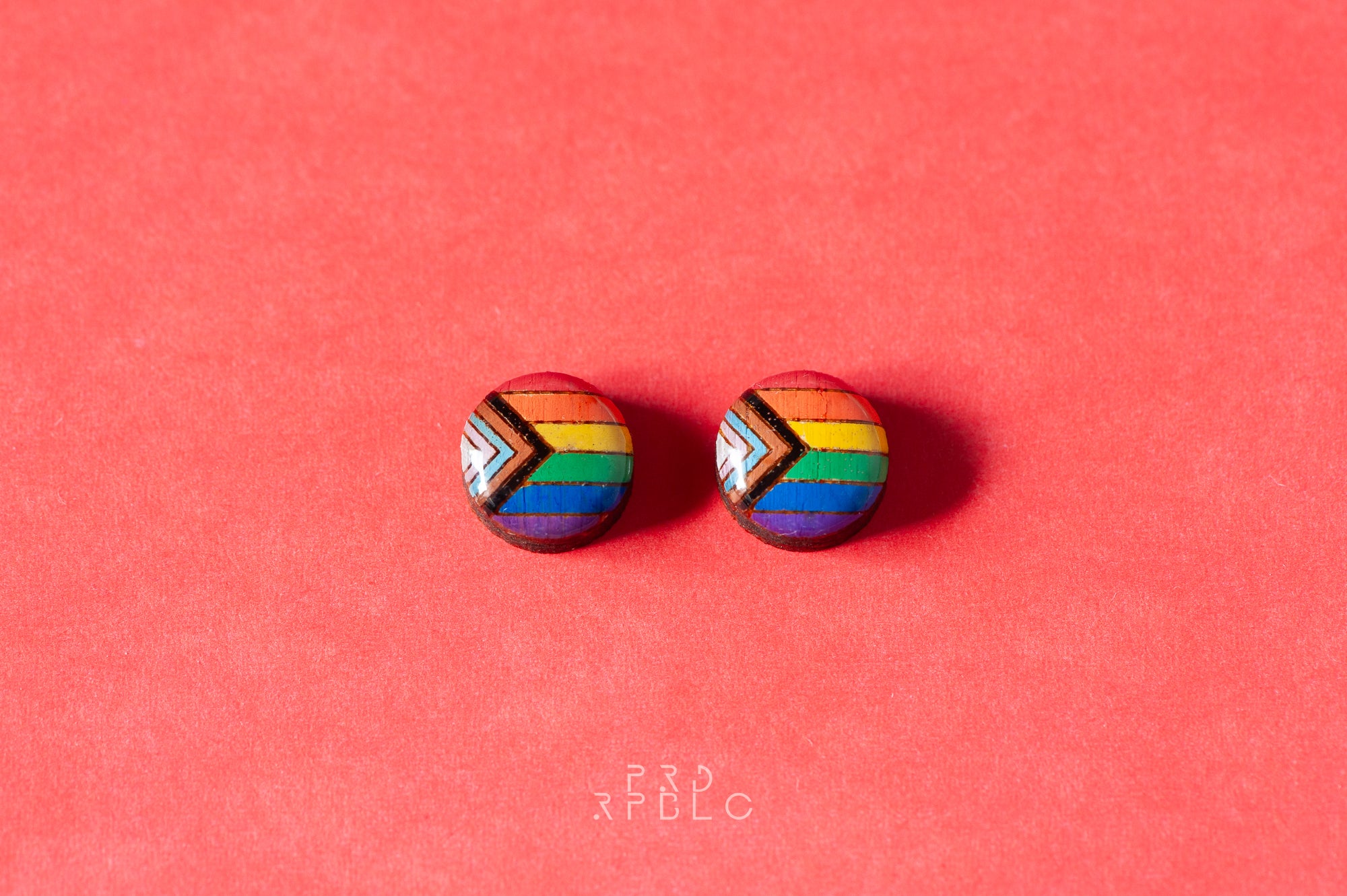 Progress Pride Flag Studs