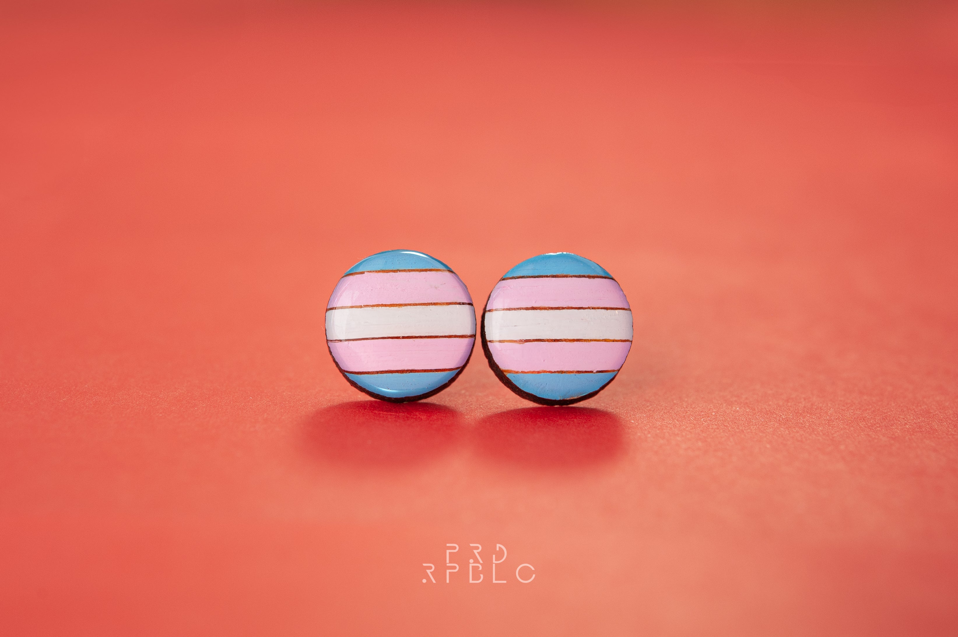 Transgender Pride Flag Studs